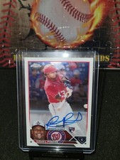 2023 Topps Chrome Update ISRAEL PINEDA RC Rookie On Card AUTO Nationals #RA-IP