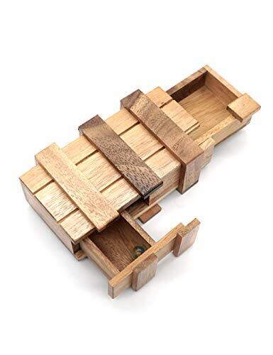 Wooden Japanese Puzzle Box with Secret Compartments | eBay
