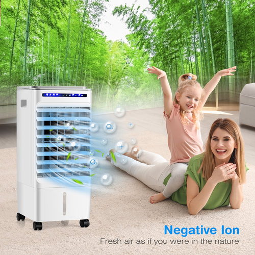New 3-in-1 Evaporative Air Cooler Portable Air Cooling Fan w/ Fan & Humidifier - Picture 8 of 12