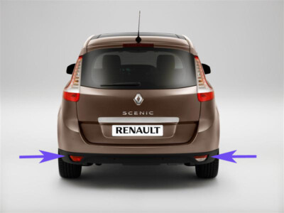 RENAULT ★LAMP★ Fits RENAULT SCENIC 3 CAPTUR Reverse Fog Light Lamp Reflector REAR