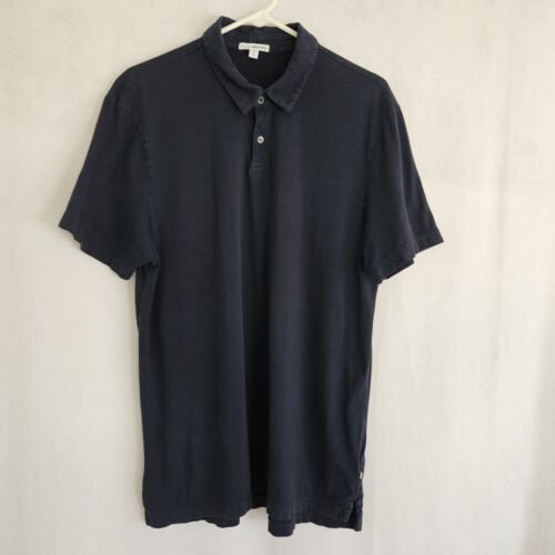 James Perse Supima Cotton-Jersey Polo Shirt $135 … - image 1