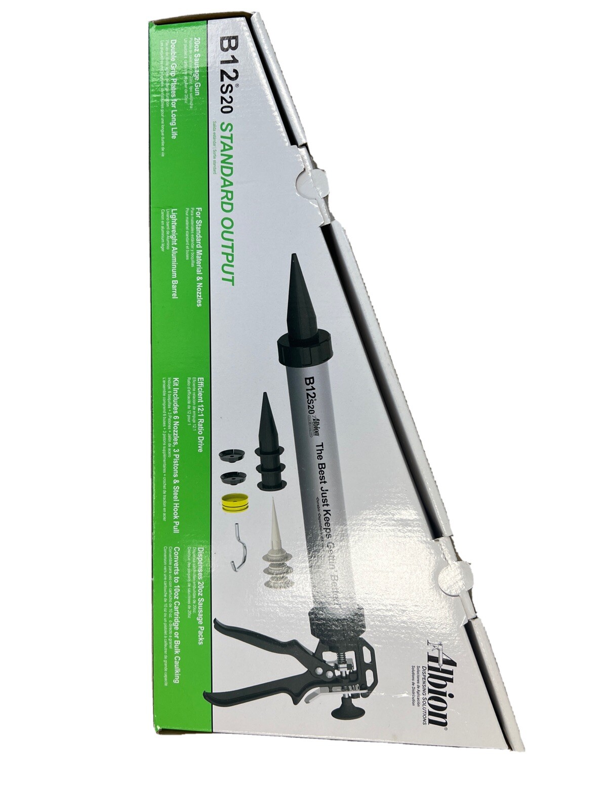 Albion Engineering B12S20 BLine Manual Sausage Caulking Gun