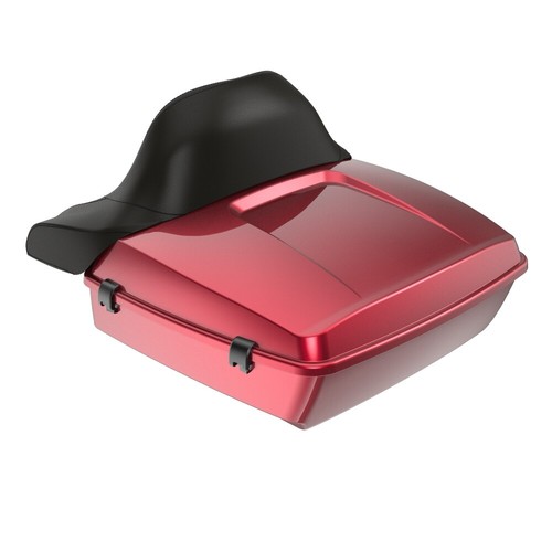 SUNGLO ROJO VELOCITY para Harley/Softail Rushmore Chopped Tour Pack Envolvente - Imagen 5 de 12