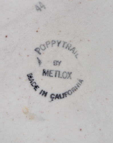 Metlox Poppytrail Provincial Fruit, (set of 3) Cereal Bowls and 1 Salad Plate - Picture 9 of 9