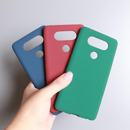 Do LG G6 G7 G8 G8s G8X Q6 Q7 Q8 RockSand Matowe gumowe silikonowe etui tylna pokrywa - Zdjęcie 7 z 27