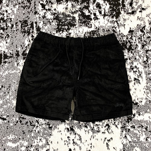 STUSSY CORDSHORTS IN SCHWARZ - 32