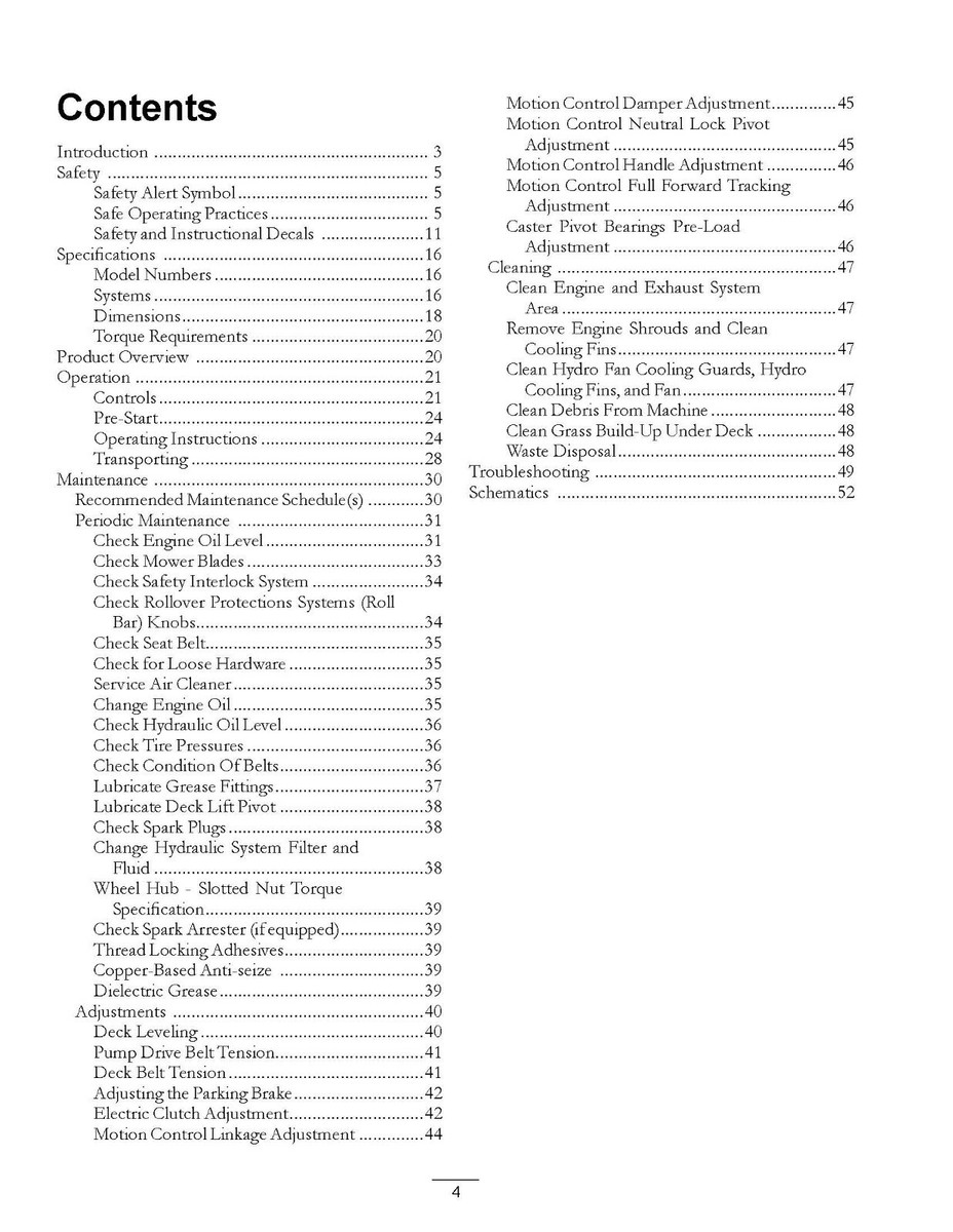 eXmark Lazer Z Operators Manual & Part List LZS749EKC604 For SN