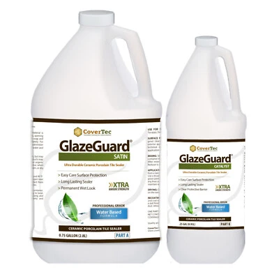 1 Gal - GlazeGuard Satin Ceramic, Porcelain Tile & Grout Sealer