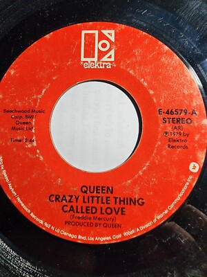 Queen Crazy Little Thing Called Love / Spread Your Wings - Elektra GOOD+ F328