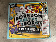 Boredom Busting Box Children's Games and Puzzles Indoor Box DAMAGED BOX