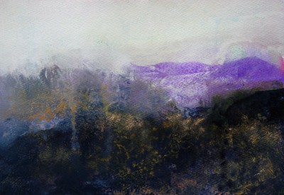 Peak District Painting. 18. Beautiful new original wall art, mounted 12