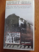 Night Mail (1936) & Terminus (1961) Railway Documentary VHS tape. Play Tested 
