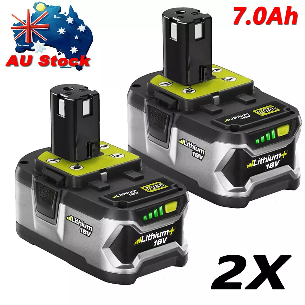 2 Packs 6.0Ah High Capacity P108 Replacement Battery Compatible with Ryobi  18V Lithium Ion Battery P102 P103 P104 P105 P107 P108 for 18-Volt ONE+ Plus  Power Tool