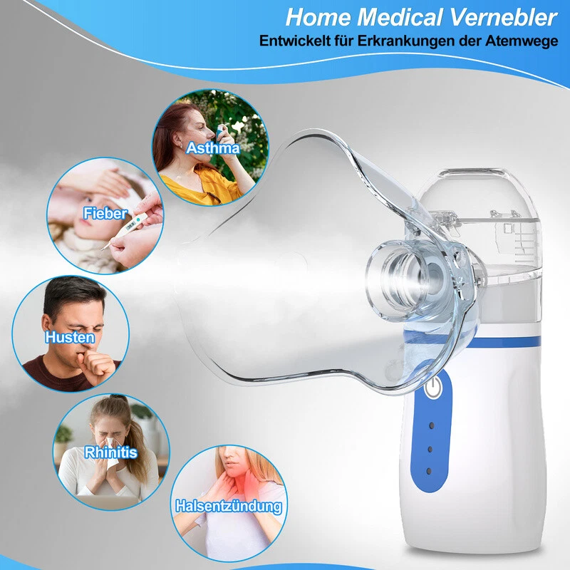 Inhalator Asthma Vernebler Vernebler Inhaliergerät Mini für Erwachsene Kinder - Bild 4 von 4
