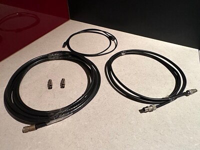 VGC. 3 x TV Antenna/Foxtel coaxial cables. - (USED)