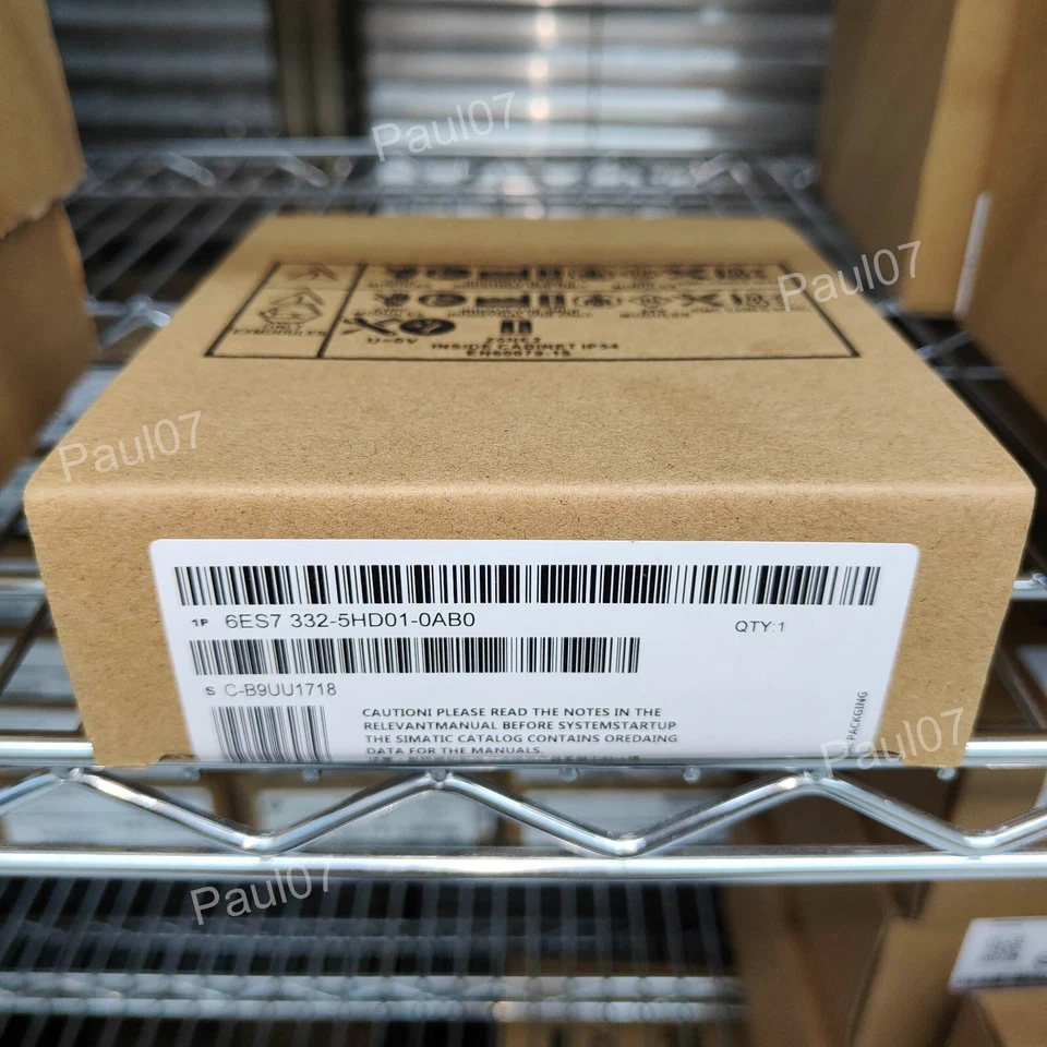 New Siemens 6ES7332-5HD01-0AB0 6ES7 332-5HD01-0AB0 S7-300, Analog output SM 332 - Photo 3/4