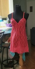 RED WOMEN'S LINGERIE SIZE SMALL TOP