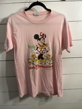 1980s Vintage Minnie Mouse Disney World T-Shirt size M Gigi Hadid 80s Pink