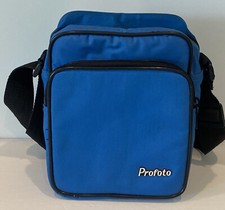 Profoto Camera Case Photography Bag Blue Padded 2 Pocket w Shoulder Strap