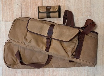 L.L.Bean Maine Guide Waxed-Canvas Four-Piece Rod Case