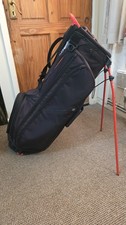 TaylorMade FlexTech Crossover Dark Grey Red Stand Carry Golf Bag 14 Way Dividers