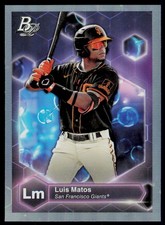2022 Bowman Platinum Luis Matos PE-19 Precious Elements San Francisco Giants