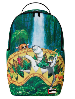 Sprayground Madagascar King Chillin Backpack New Black Bookbag School Bag