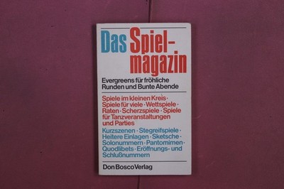 362728 Rudolf Bauer DAS SPIELMAGAZIN Don Bosco Verlag Evergreens für fröhliche