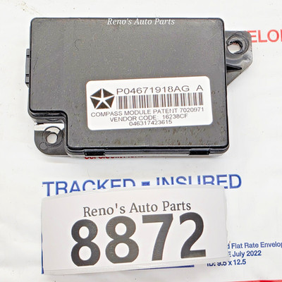 09-16 Chrysler Town & Country Compass Control Module Unit P04671918AG OEM