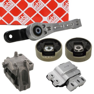 febi Motorlager Set für VW GOLF 6 TOURAN A3 8P LEON 1P OCTAVIA 2 1.6/2.0 TDI