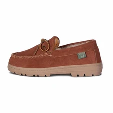 Cloud Nine Men's Trekker Sheepskin Moccasins Chestnut