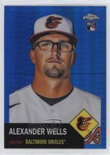 2022 Chrome Platinum Anniversary Blue Prism Refractor Alex Wells Alexander 0nr3
