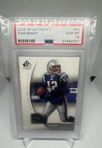 2005 SP Authentic - Tom Brady #50