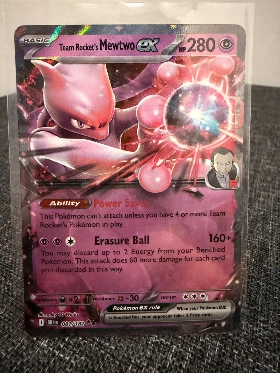 pokemon card mewtwo ex price Team Rocket's Mewtwo Ex Pokémon TCG Cards for sale