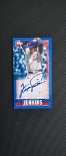 2023 Topps RIP FERGIE JENKINS Mini ON Card AUTO 3/10 Blue Color Match