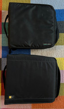  2 Case Logic CD / DVD Wallet Book Binder Nylon - 225  100 Capacity
