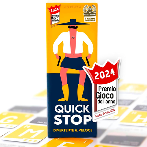 QUICKSTOP - Gioco Di Società per Famiglia Ed Amici - Gioco Di Carte - Perfetto p