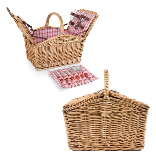 PICNIC TIME Piccadilly Picnic Basket, Romantic Picnic Basket for 2 - Includes... - Picture 4 of 9