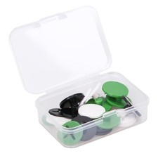 Aruicheng Running Bib Clips 12Pcs Race 1.7 cm/0.67 inch, Green,Black,White