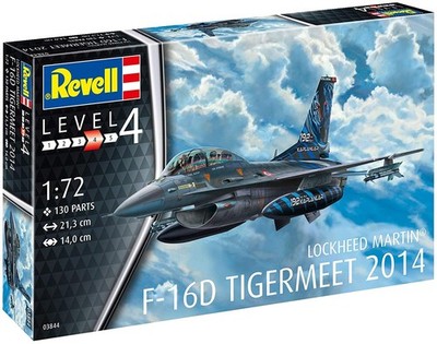 REVELL - 2014 Lockheed Martin F-16D Tigermeet Flugzeug zum Zusammenbauen und ...