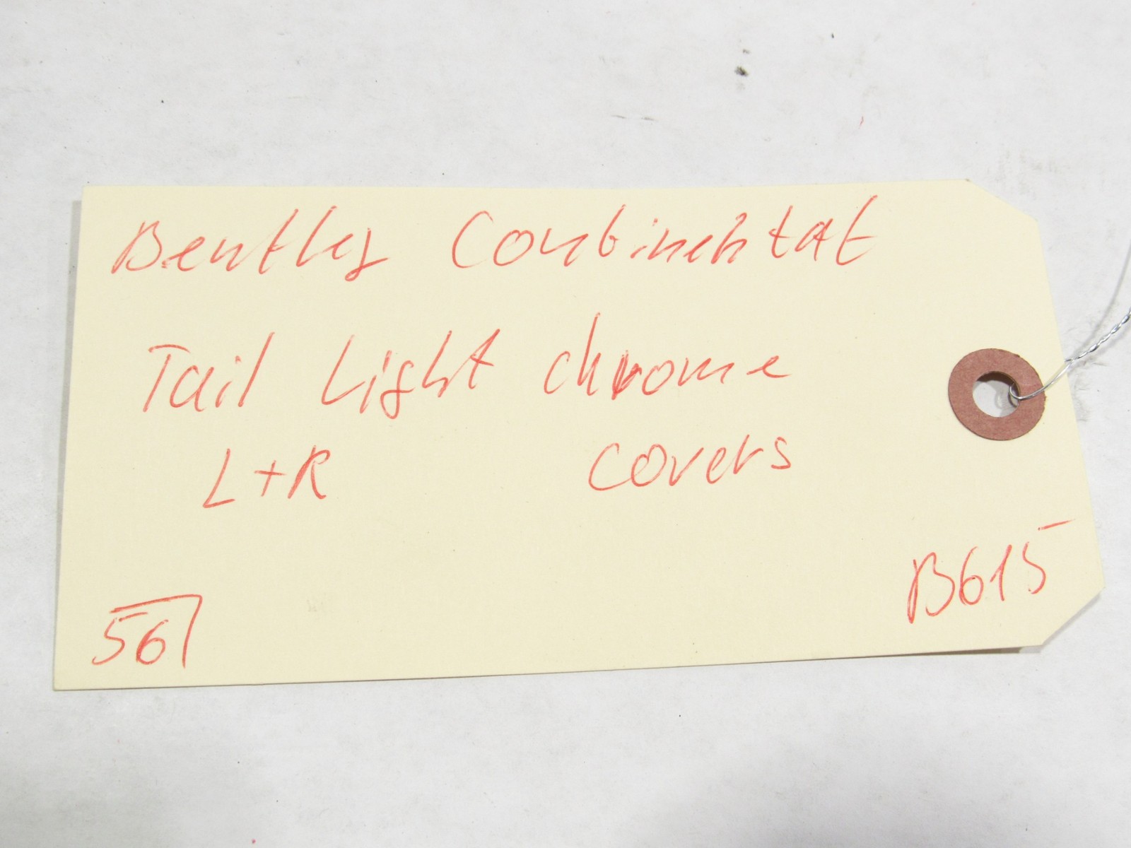 12-18 Bentley Continental GT W12 2015 Rear Left Right Tail Light Cover Trim Set*