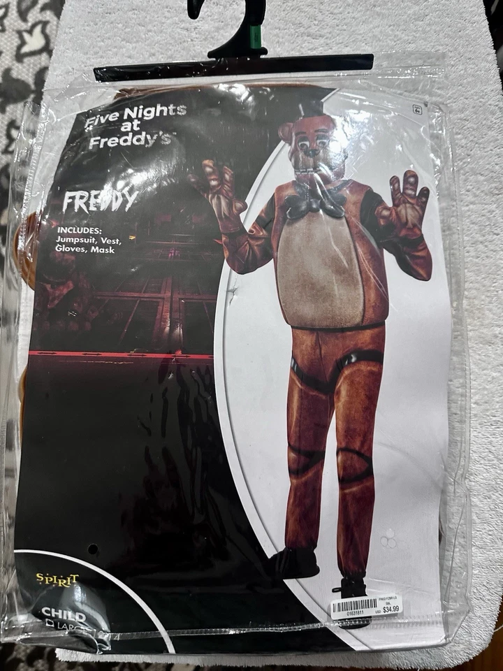 Disfraz Clásico Freddy Fazbear Spirit Child GRANDE - Five Nights at Freddy's NUEVO Foto 2 de 4