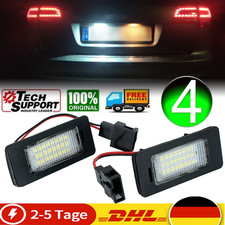 4 x LED Kennzeichenbeleuchtung Kennzeichenleuchten für Audi A1 A3 A4 A5 A6 Q7,TT