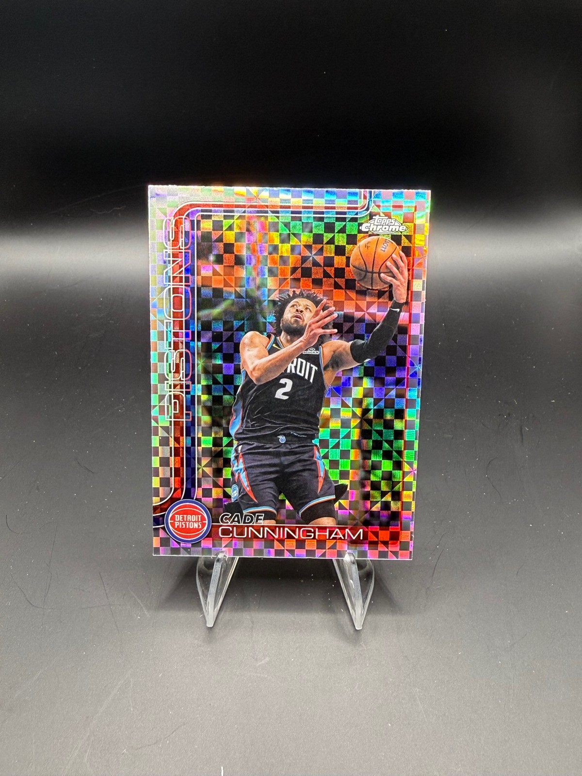 2025-26 Topps Chrome #6 Cade Cunningham X-Fractor