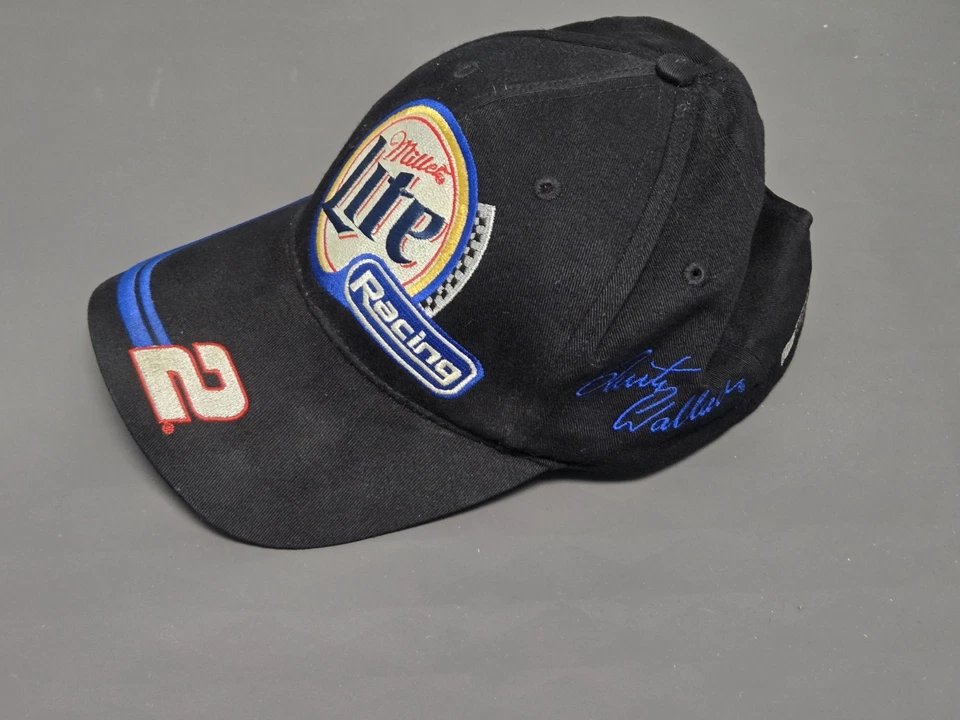 Gorra Snapback Nascar vintage, Rusty Wallace, Miller Lite Racing #2 Foto 4 de 4