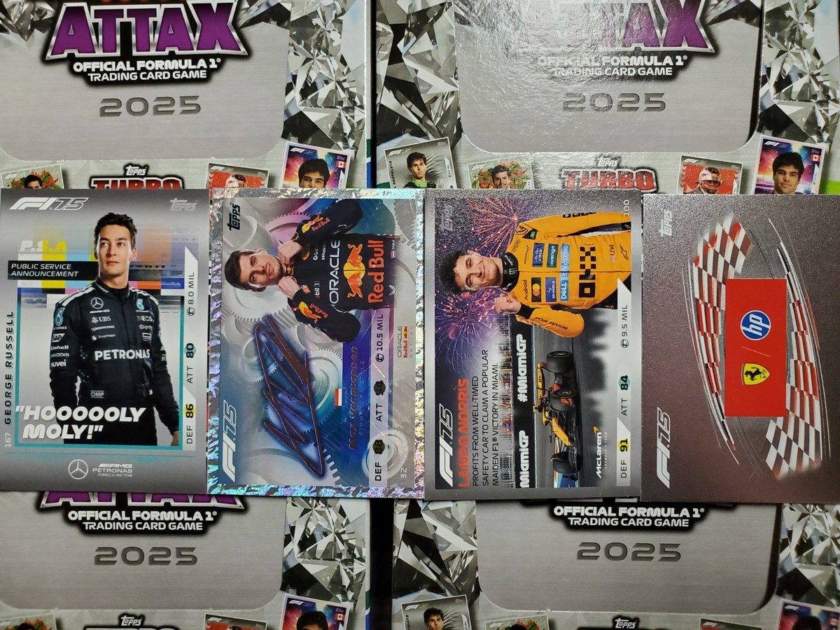 2025 Topps F1 Turbo Attax (1-178) Formula 1- YOU PICK FROM LIST | eBay