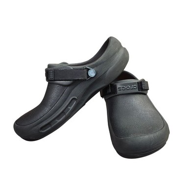 Crocs Bistro Pro LiteRide Black Slip Resistant Work Clogs M 9 W11 Nursing Chef