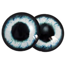 Pair Mysterious Mermaid Glass Eyes Jewelry Doll Taxidermy Flatback Cabochons
