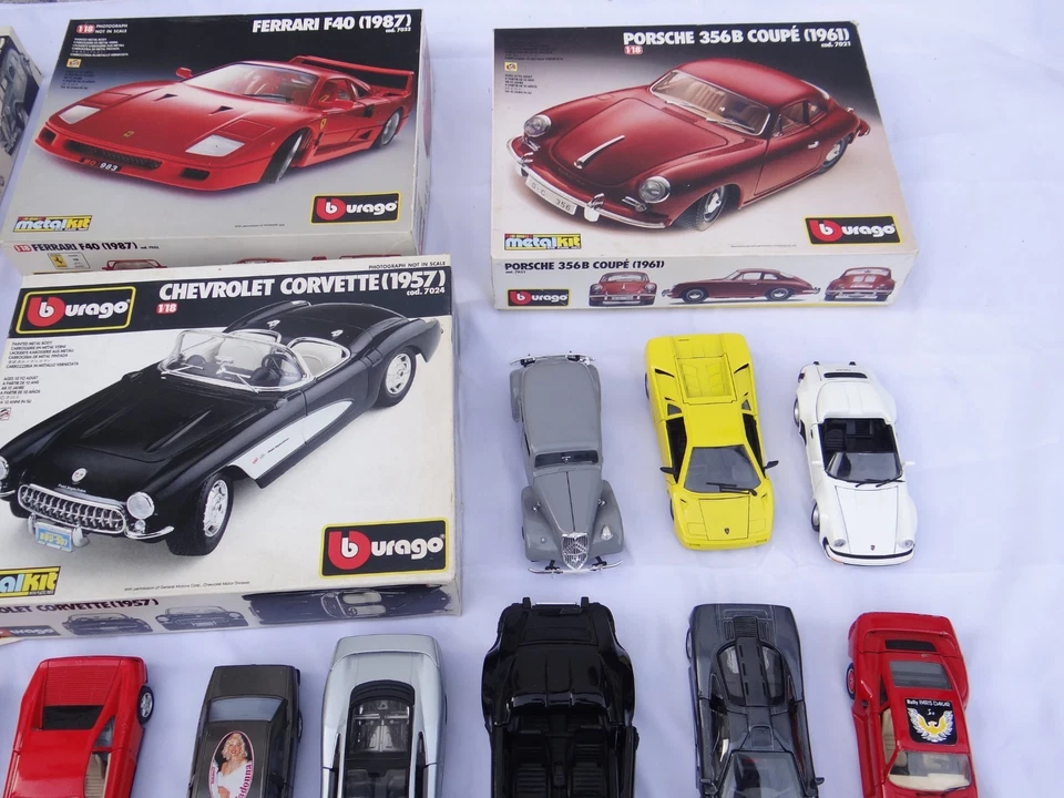 12x Modell Kit Modellauto Autos Fahrzeuge Sammlung Bburago Burago Maiesto - Bild 3 von 4