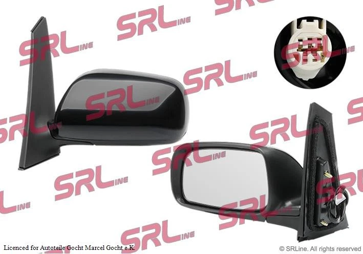 Außenspiegel Rechts nicht Elektrisch Anklappbar für Toyota Prius 03-09